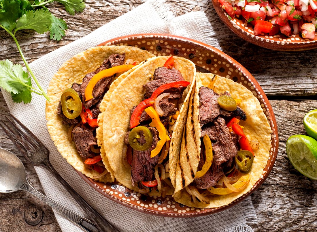 Chicken Fajitas Taco